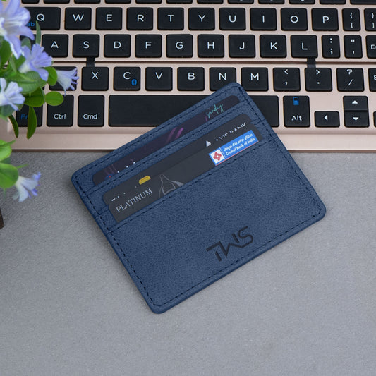 Minimalistic Suede Leather Cardholder