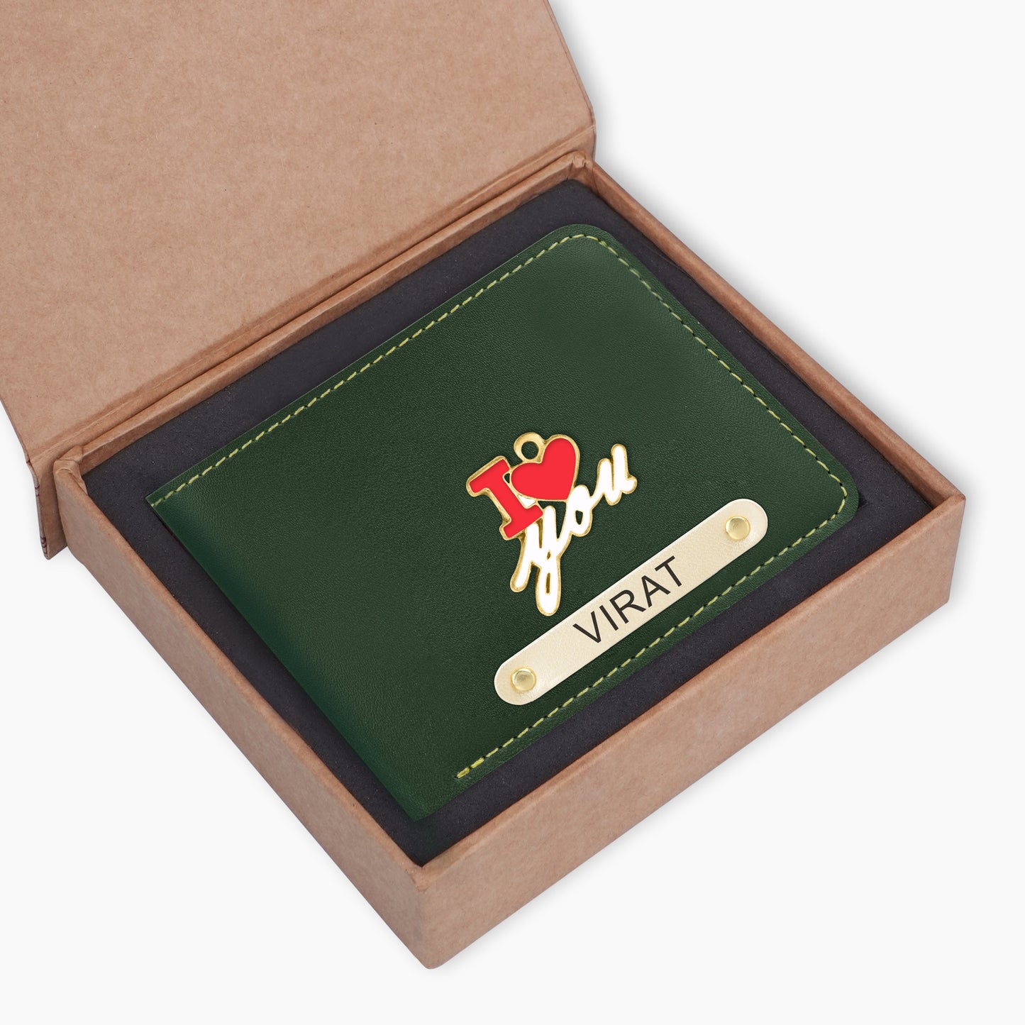 Customized Wallet With Name & Charm
