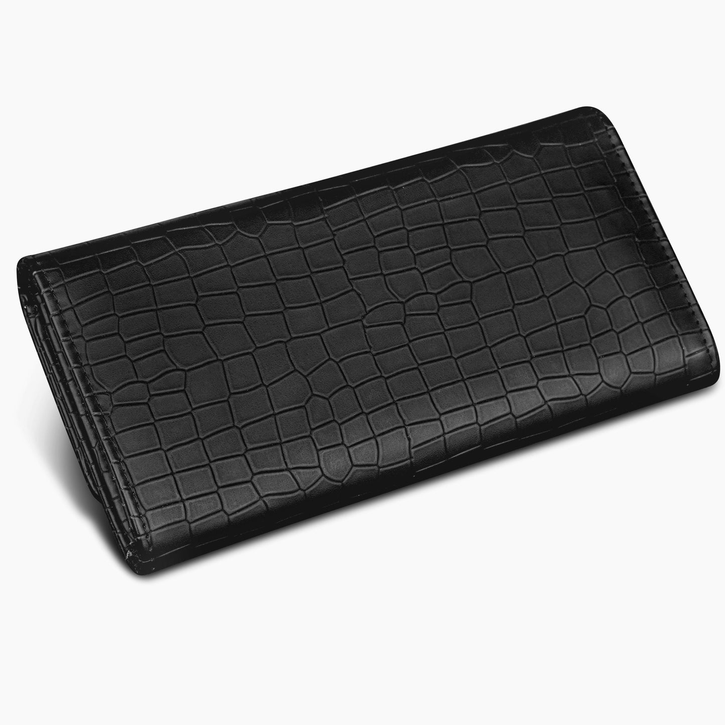Personalized Croco Design Clutch With Name & Message Card