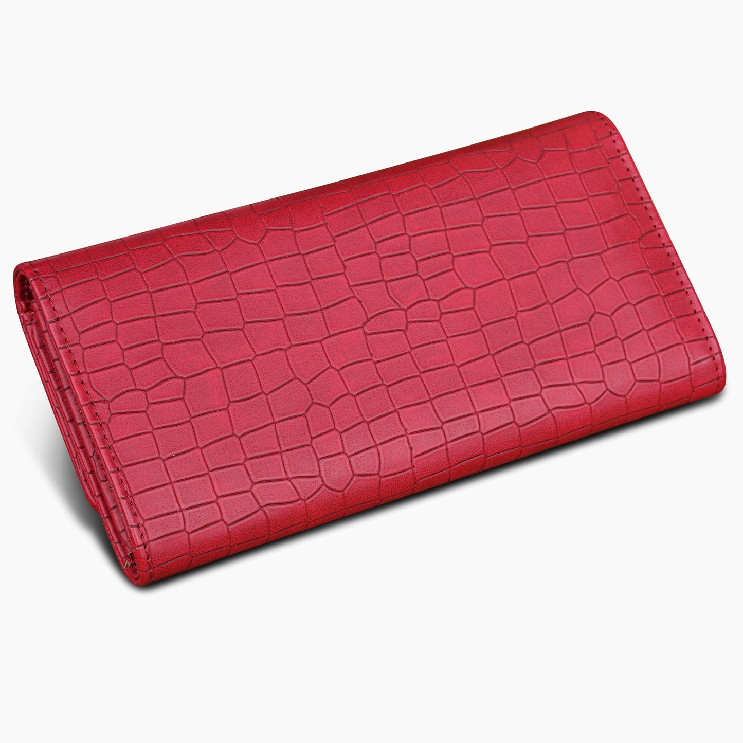 Personalized Croco Design Clutch With Name & Message Card