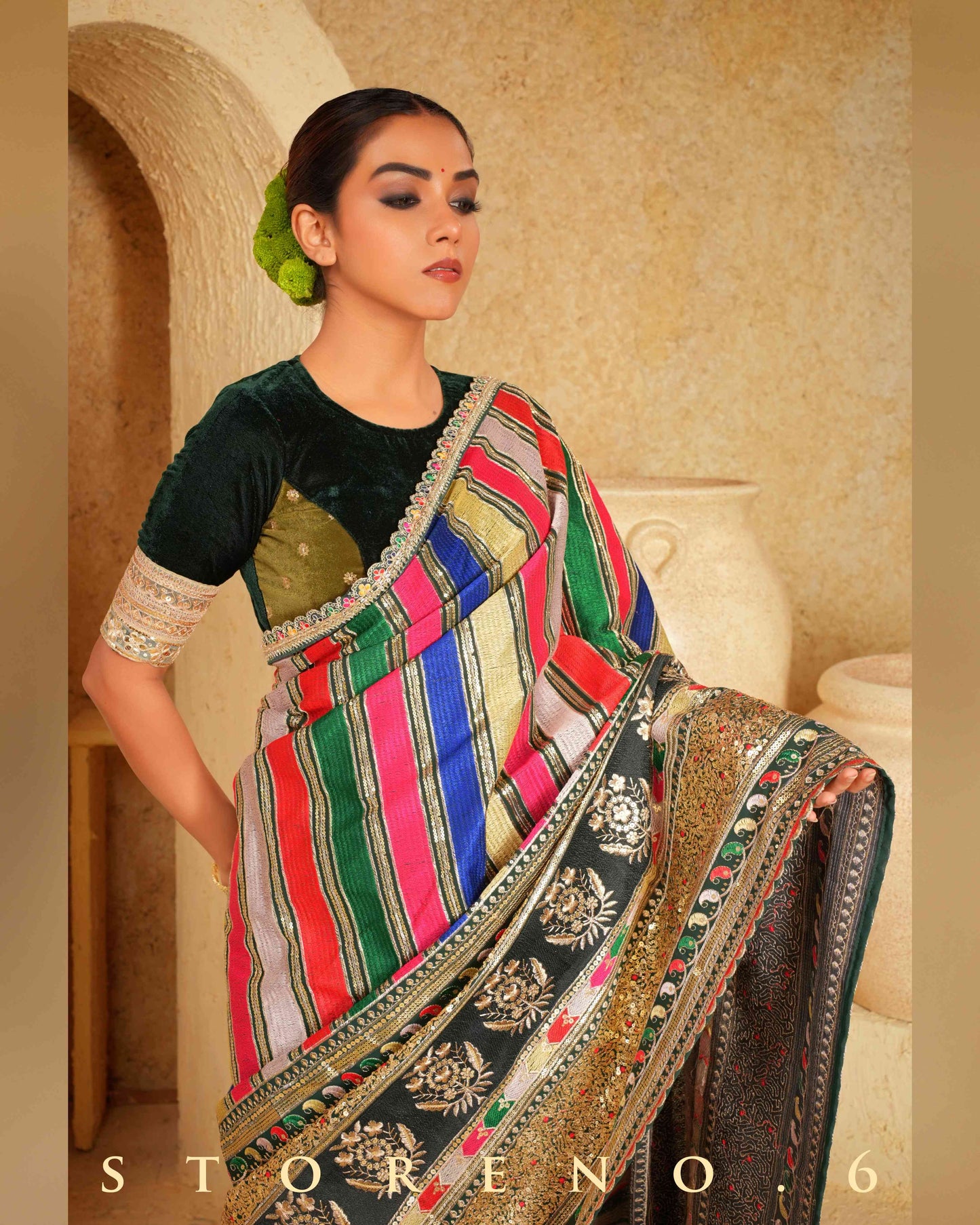 FANCY FOREST SAREE