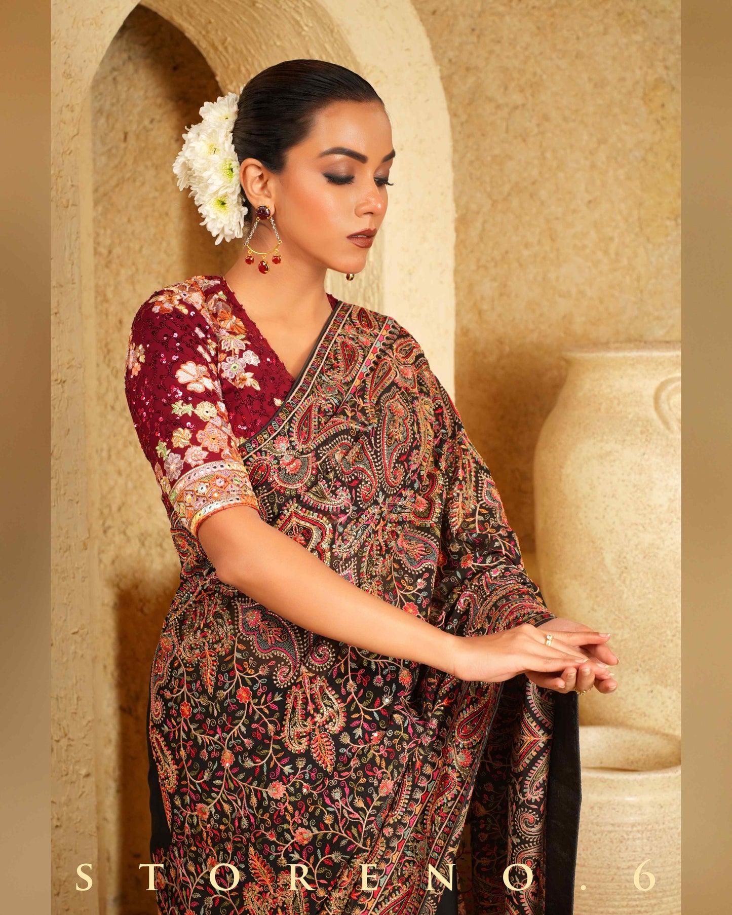 ONYX OPERA SAREE
