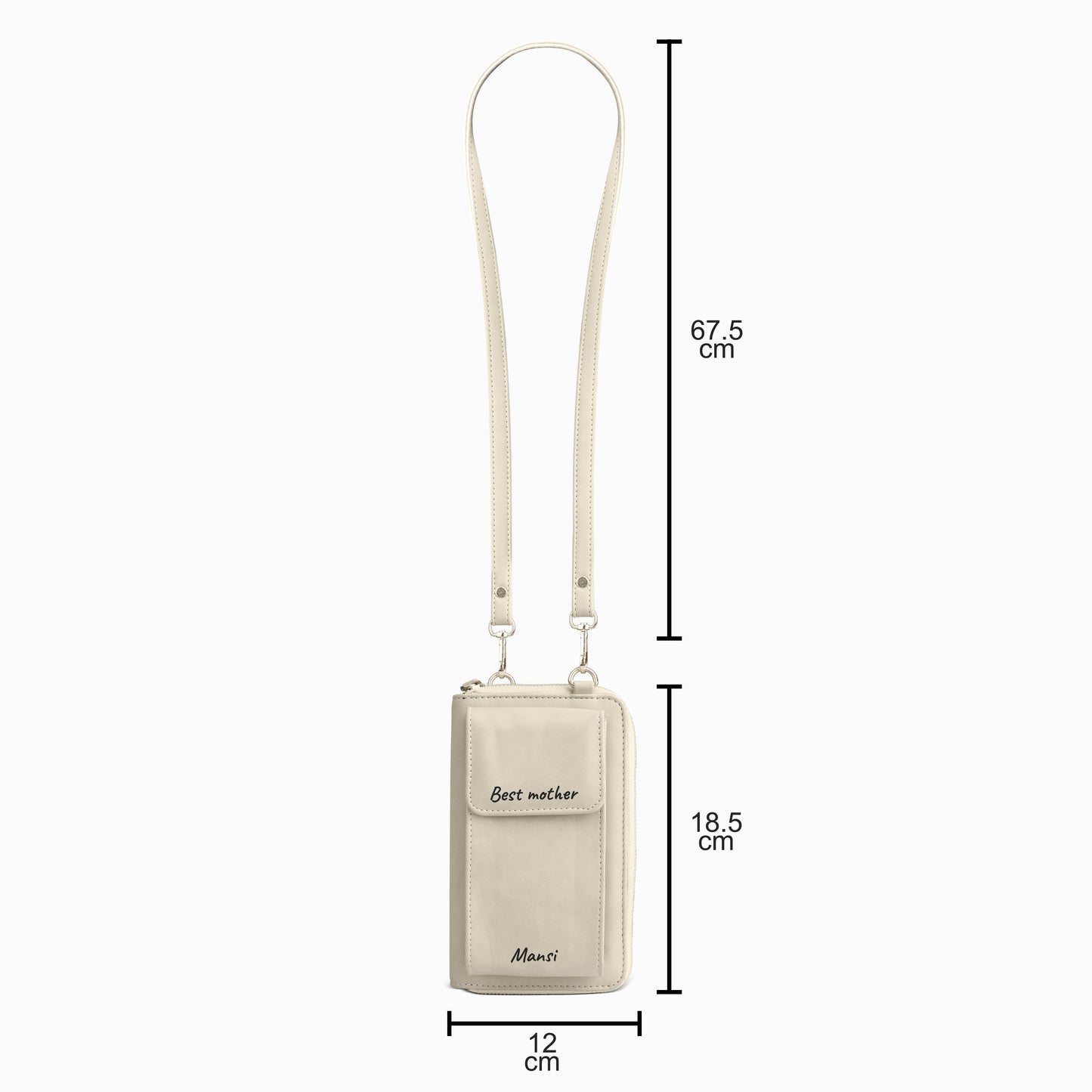 Personalized Leather Crossbody Sling Bag For Women