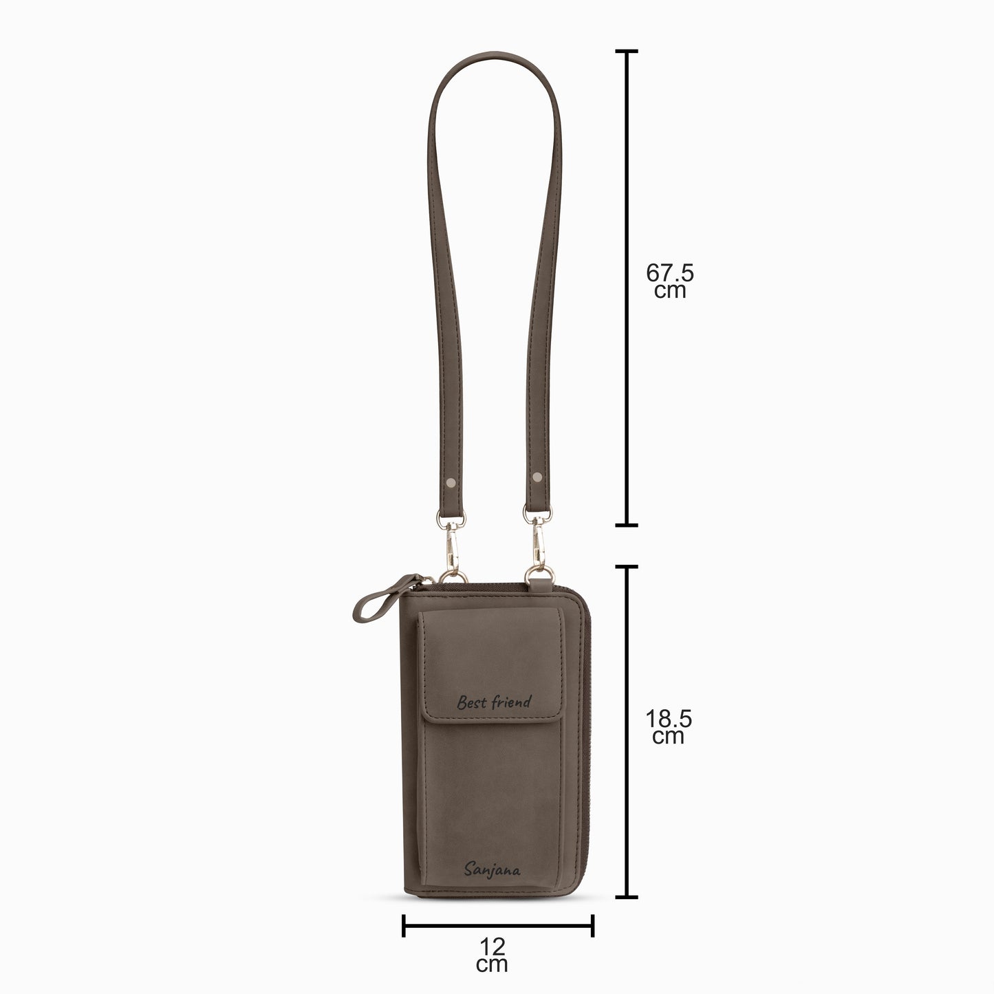 Personalized Leather Crossbody Sling Bag For Women