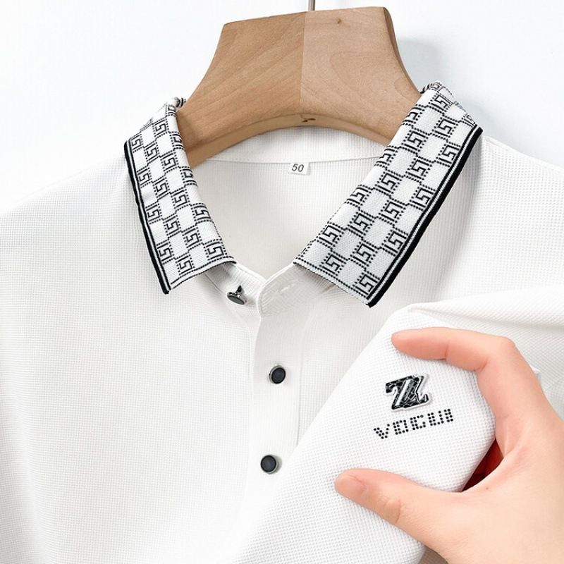 Dynamic Wave Polo T-Shirt: Effortless Motion in Every Thread