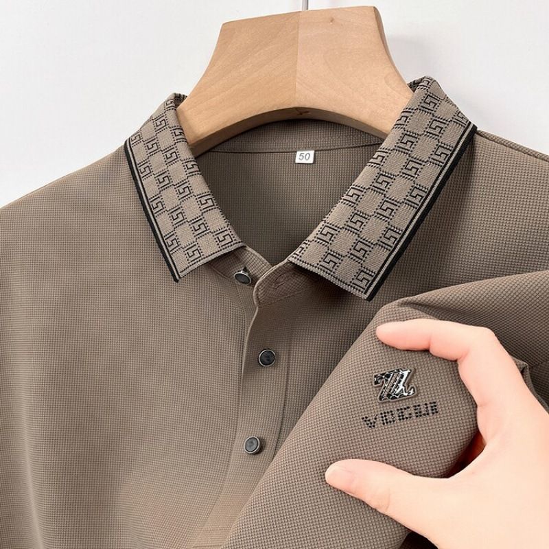 Dynamic Wave Polo T-Shirt: Effortless Motion in Every Thread