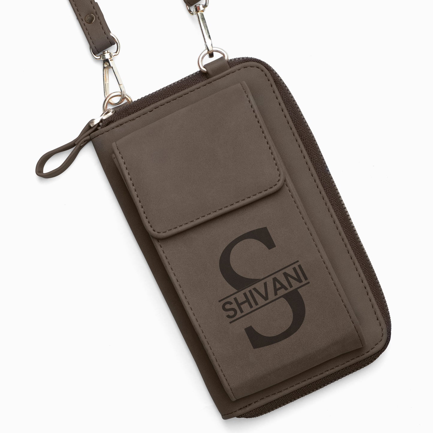 Personalized Leather Crossbody Sling Bag For Women