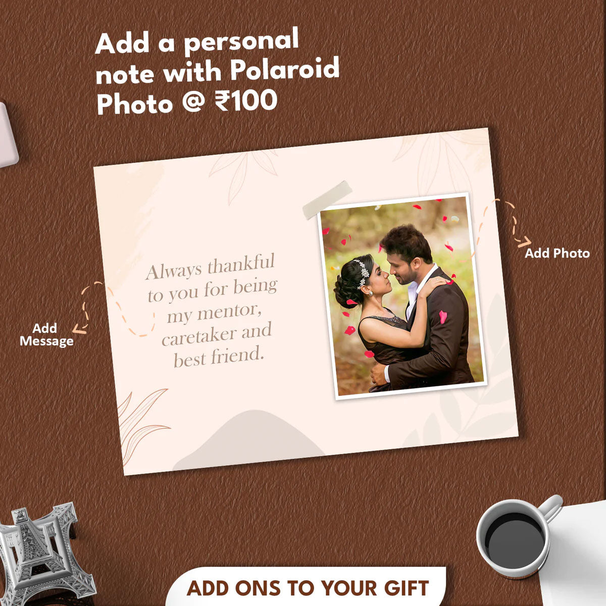 Personalized Leather Wallet With Name & Charm For Men