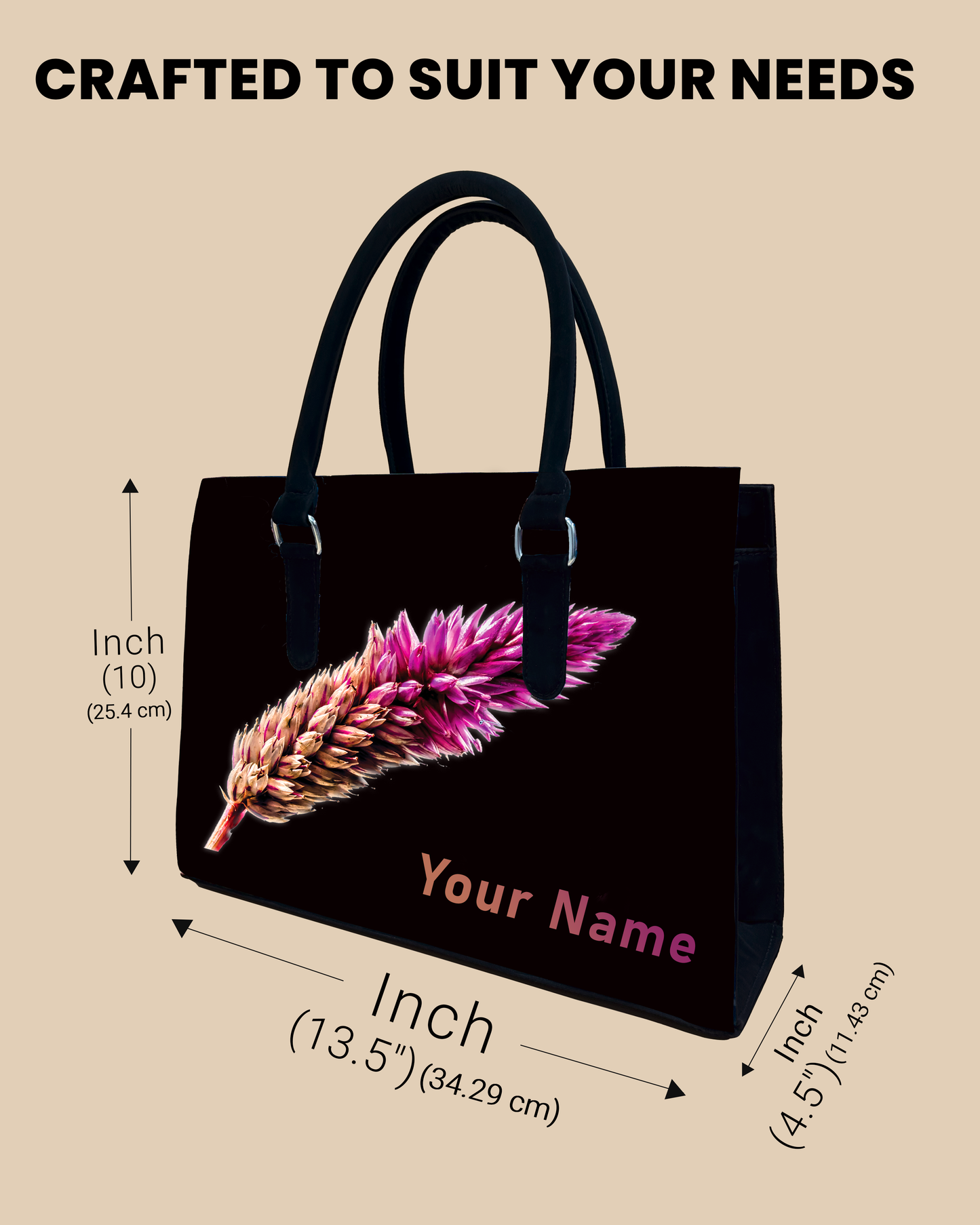 Beautiful Flower Designer Sling Tote