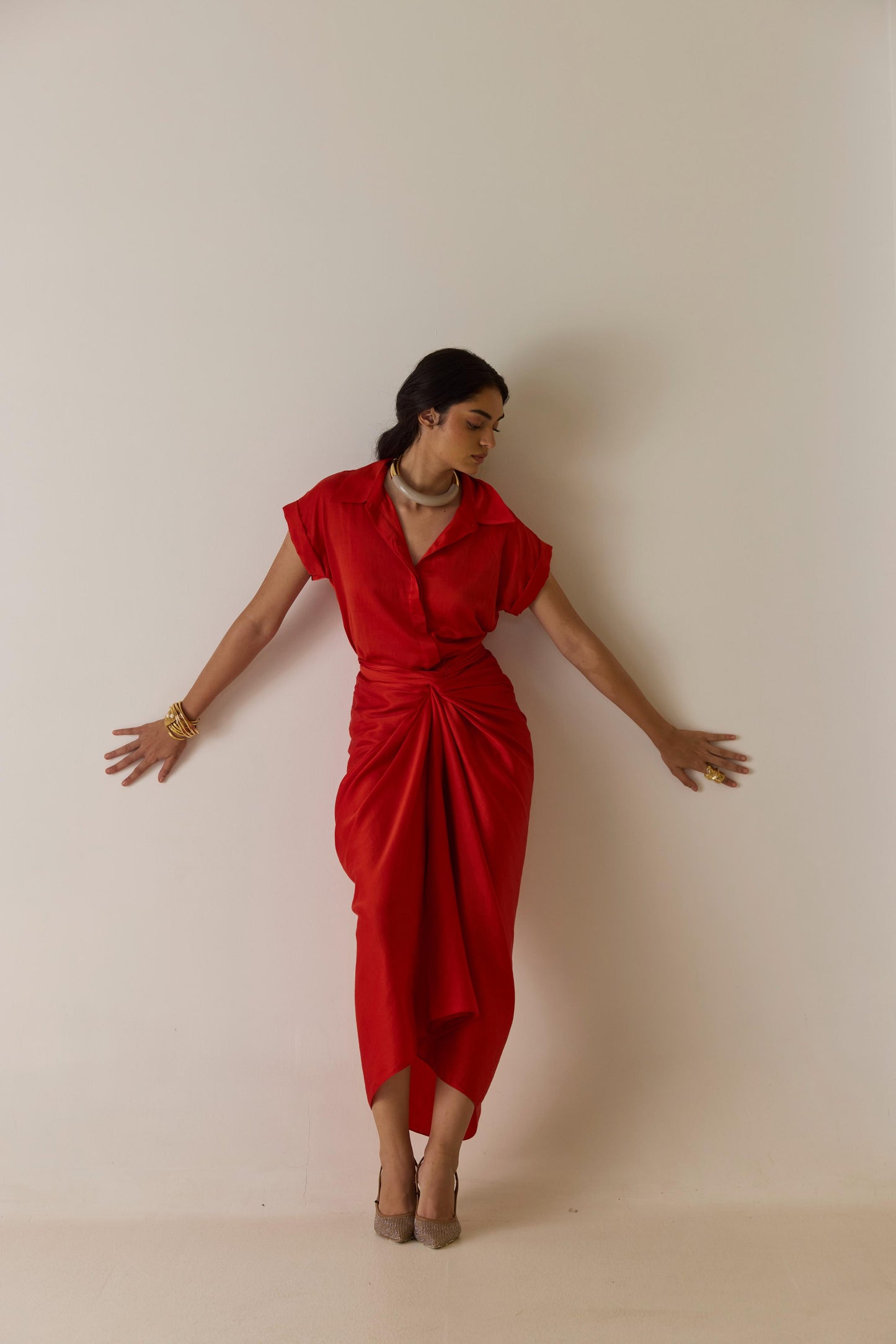 Luna Co-ord set Red