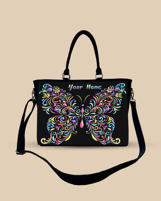 Colorful butterfly Pattern Oversized Tote