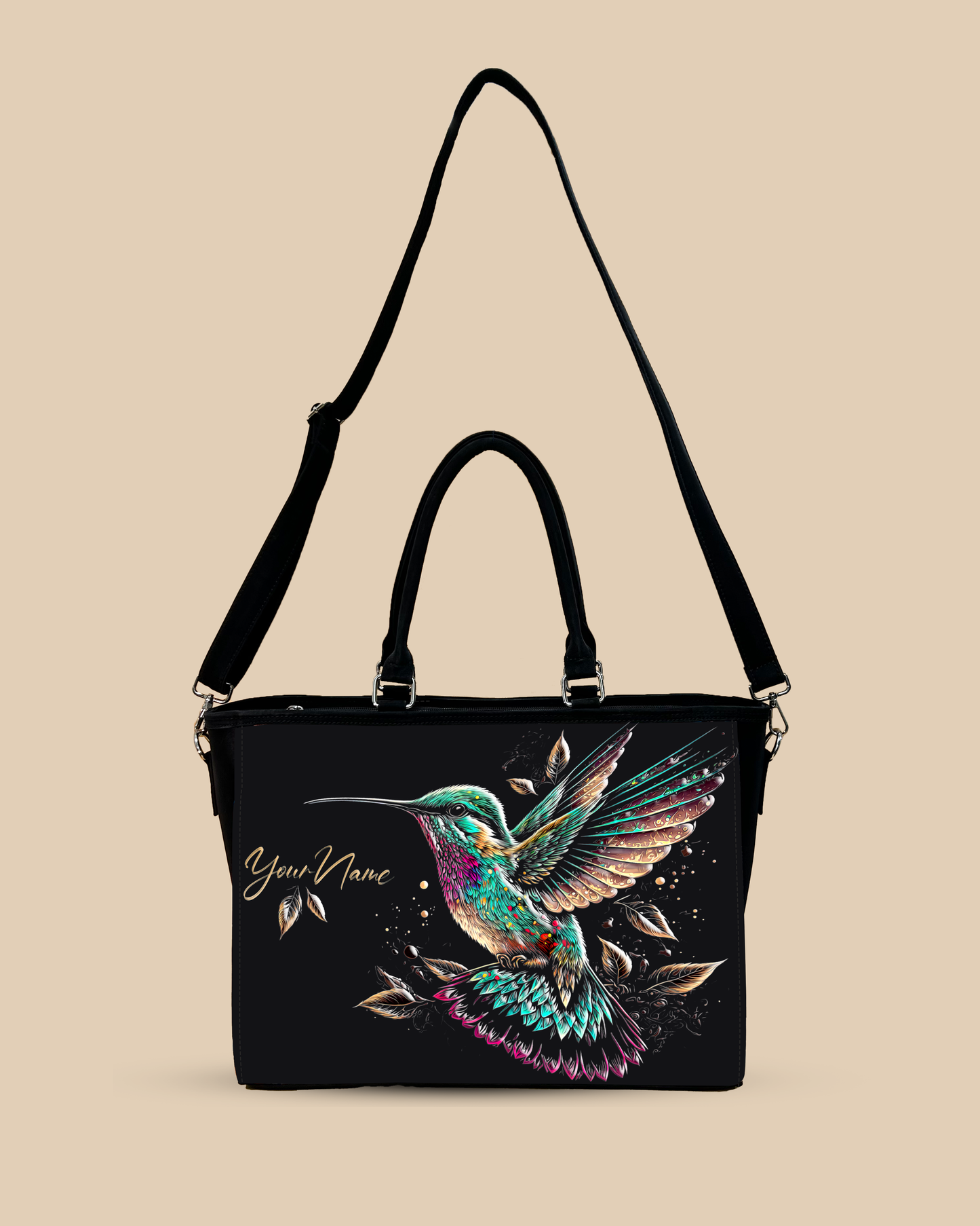 Beautiful Flying Sparrow Oversized Tote
