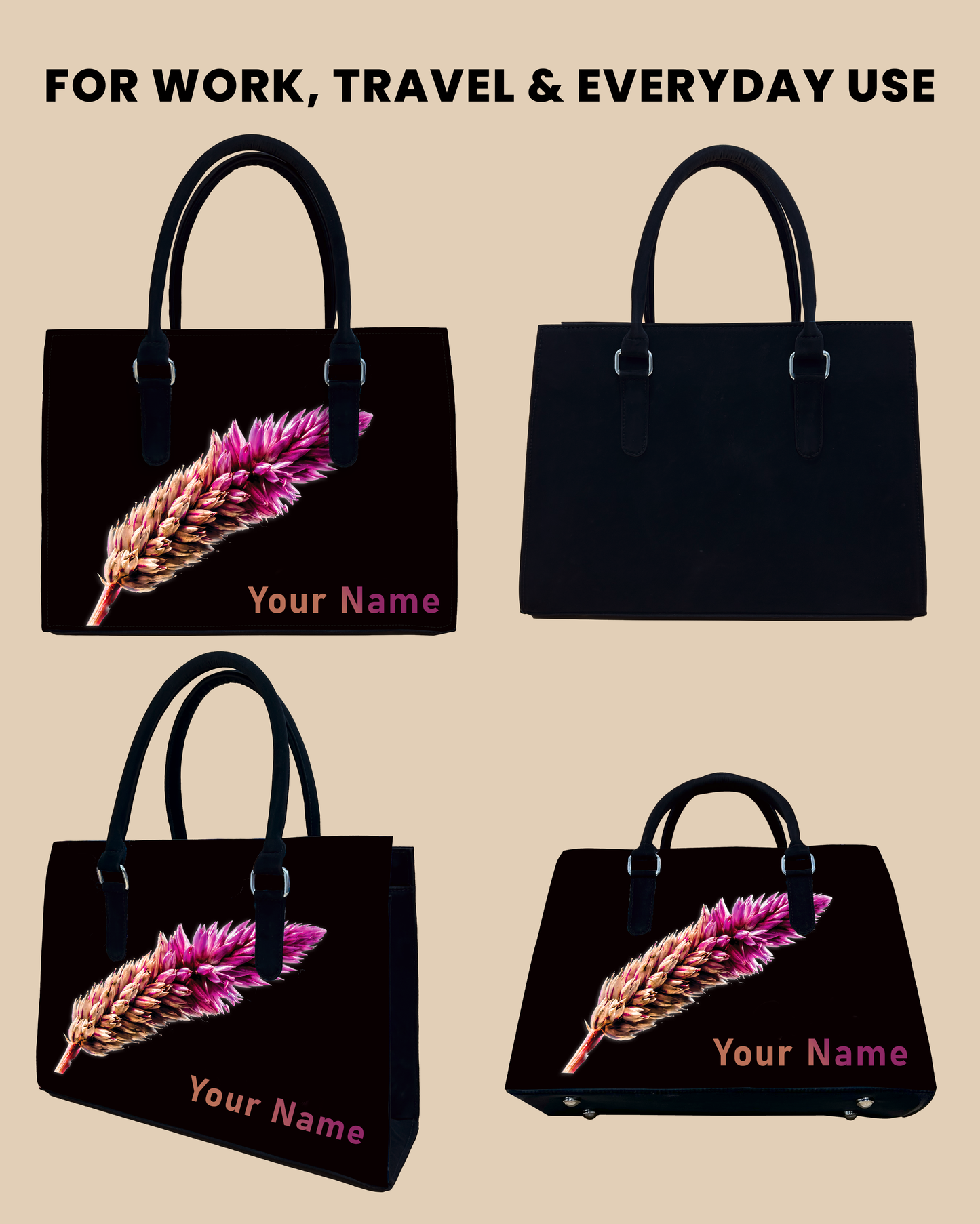 Beautiful Flower Designer Sling Tote