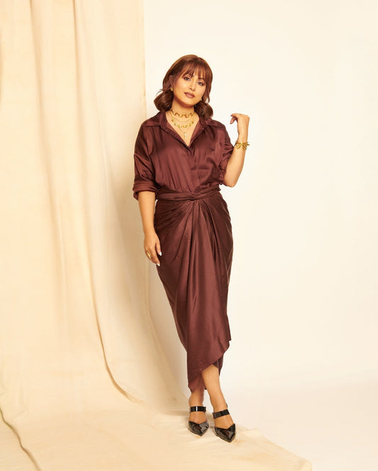 Raina Set Brown
