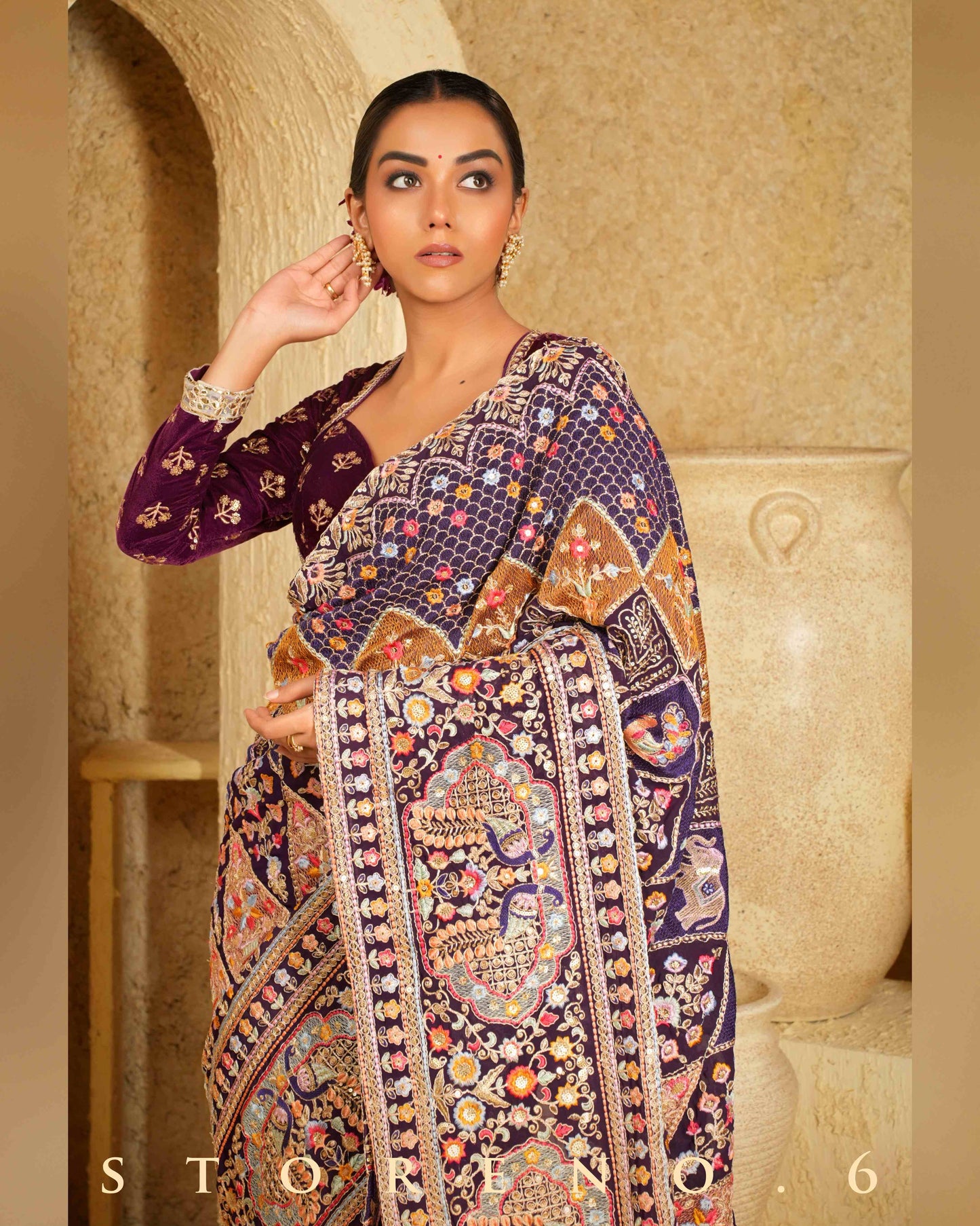 ORCHID OPERA SAREE