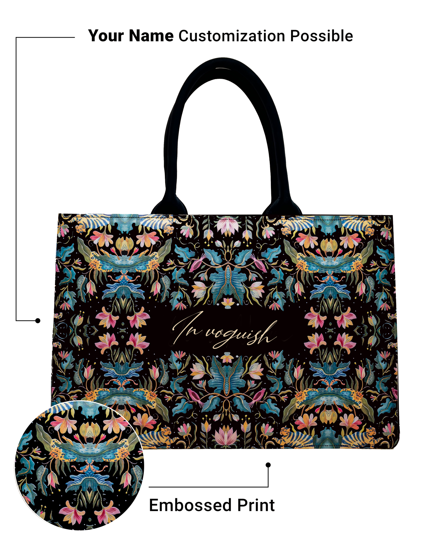 African Jungle IN VOGUISH Tote Bag