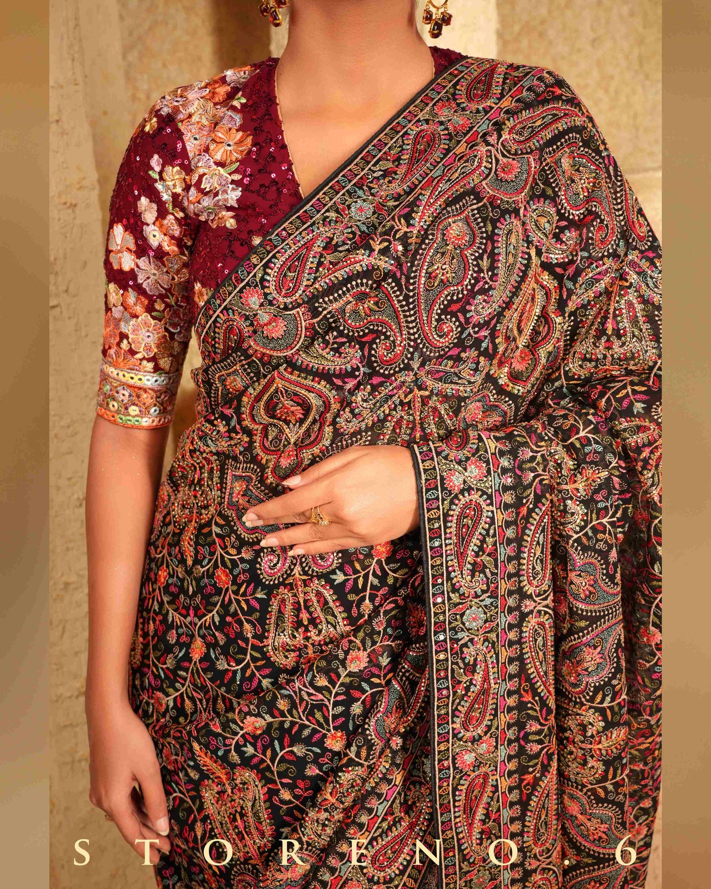 ONYX OPERA SAREE