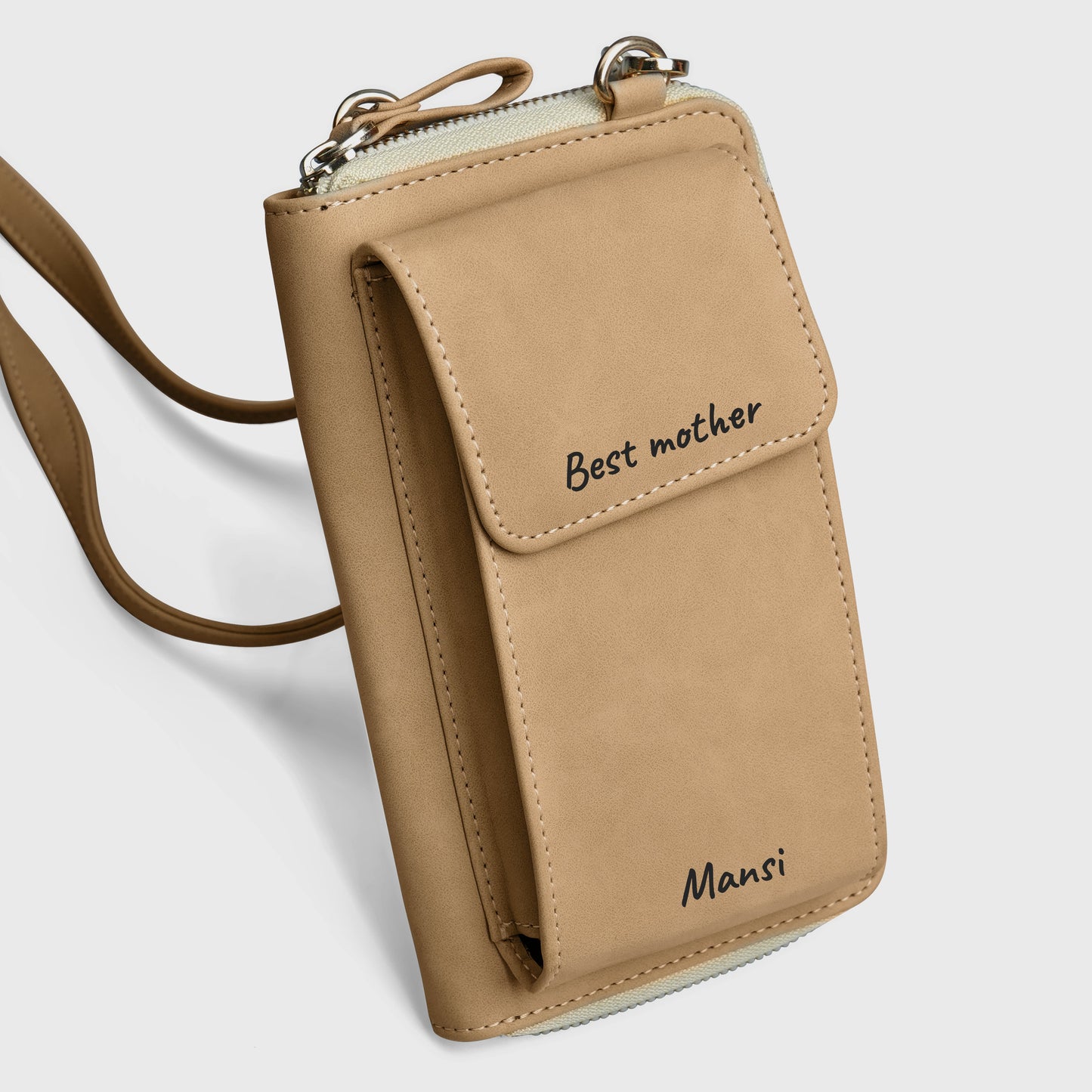 Personalized Leather Crossbody Sling Bag For Women