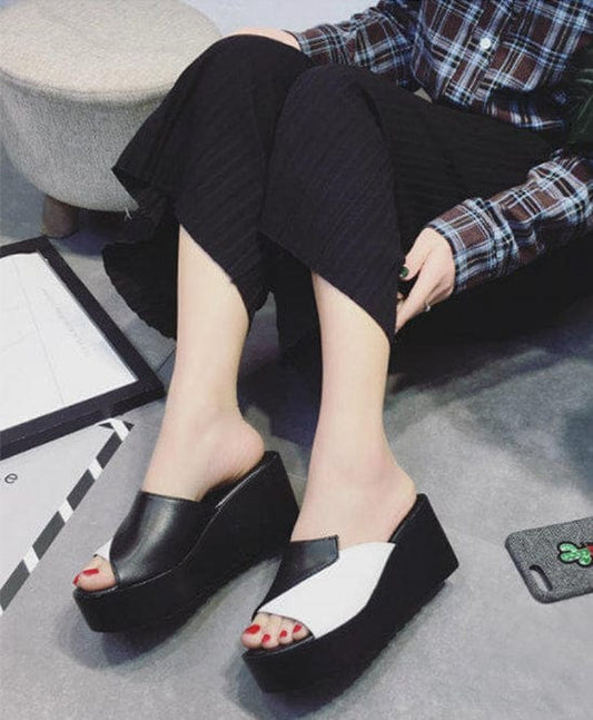 Black & White Wedges