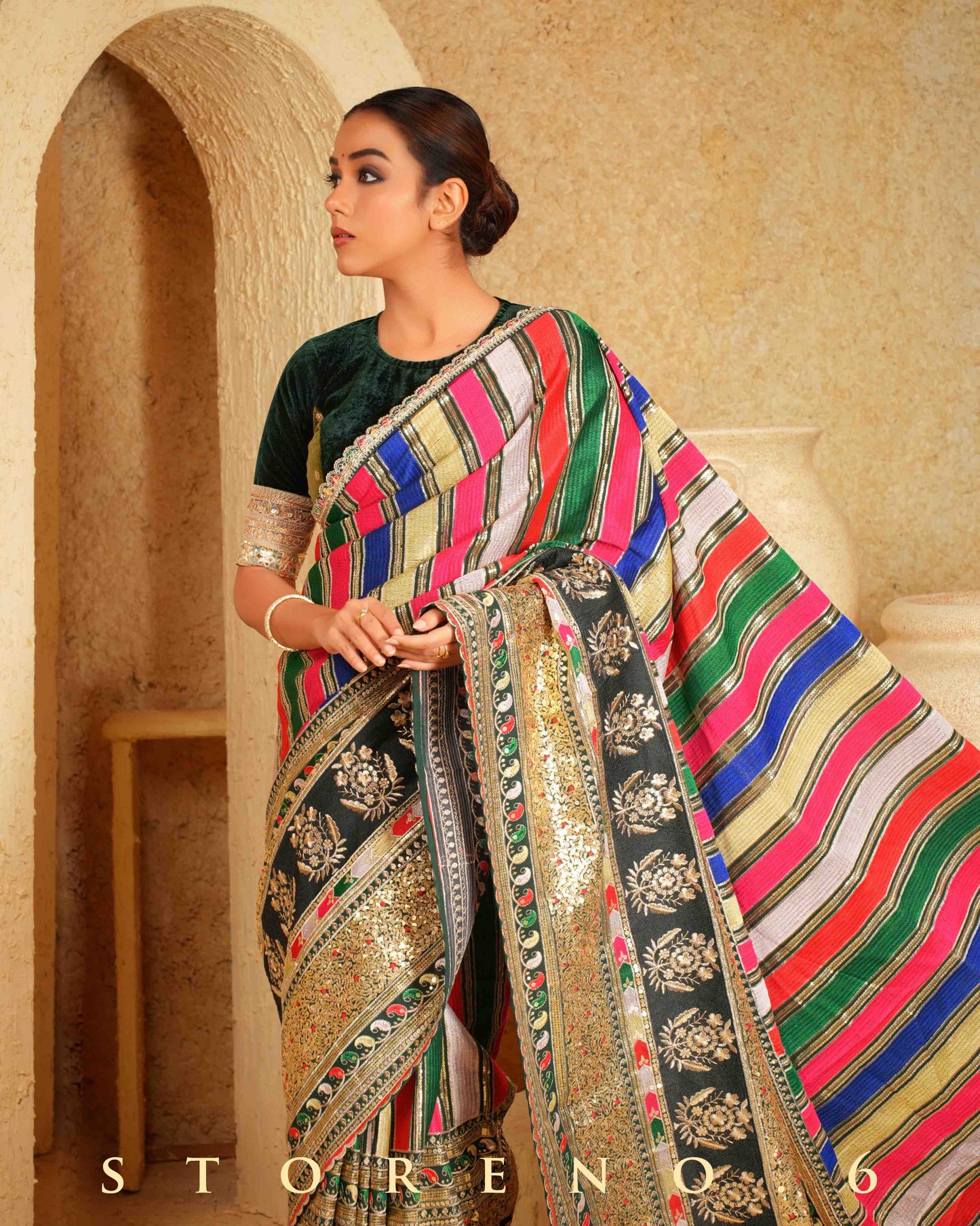 FANCY FOREST SAREE