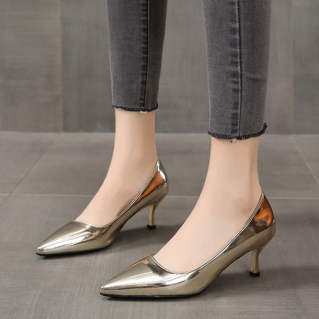 Golden Chic Pumps