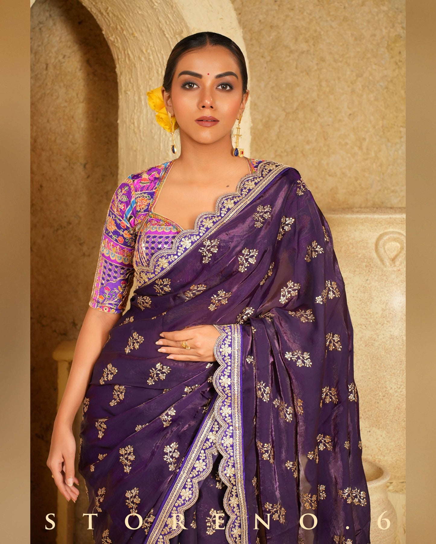 PLUM PRODIGY SAREE