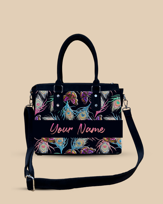 Aurelia colorful peacock feather Designer Sling Bag for Everyday Use