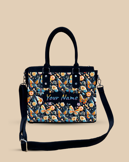 Aurelia Blossom Colorful Butterflies Designer Sling Bag for Everyday Use