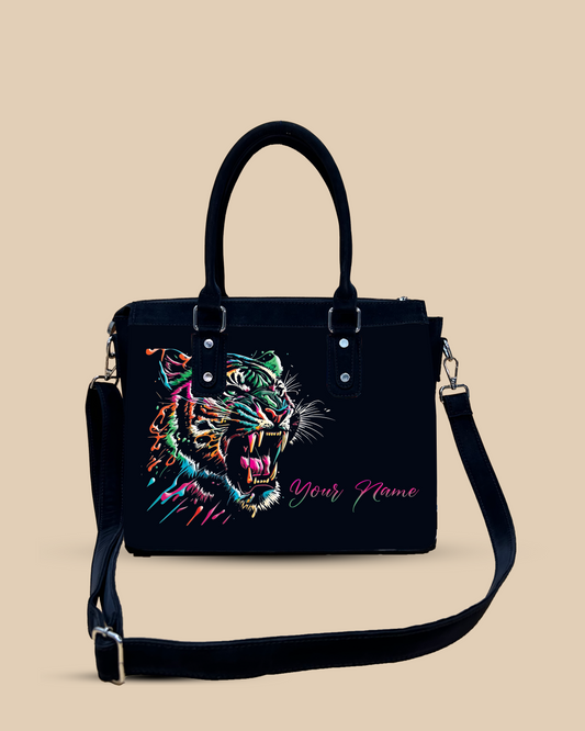 Aurelia Colorful Roaring Bangal Tiger Designer Sling Bag for Everyday Use