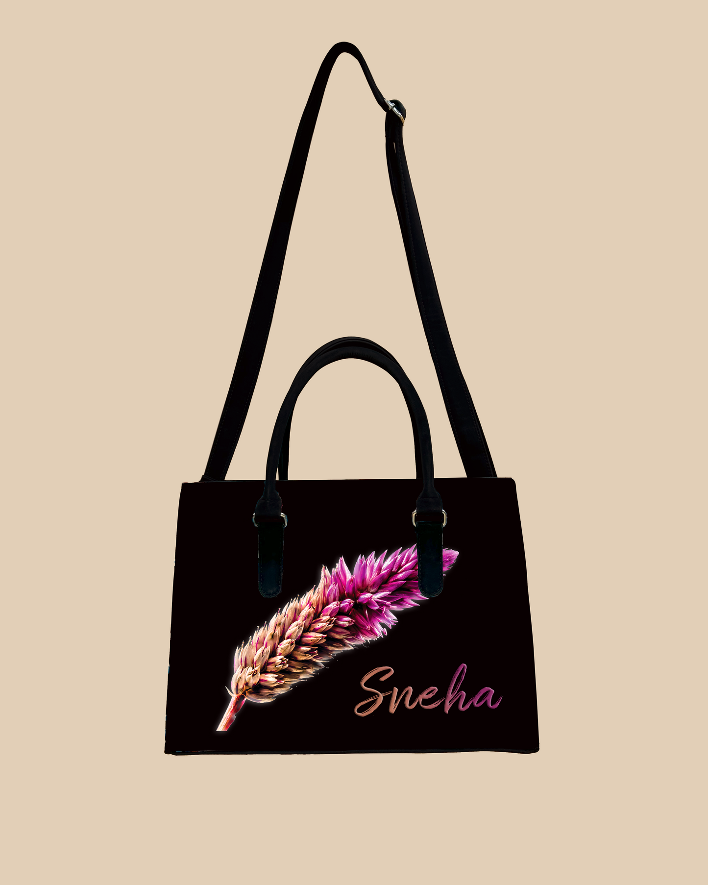 Beautiful Flower Designer Sling Tote
