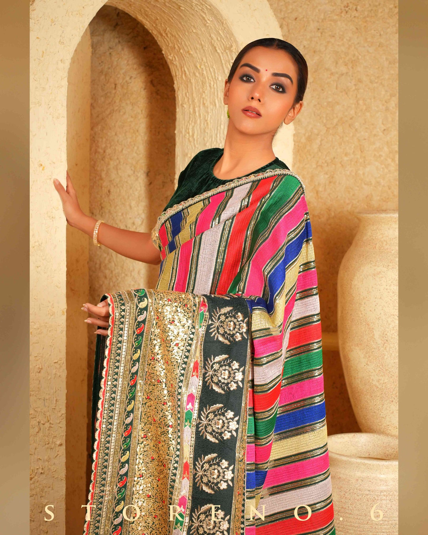 FANCY FOREST SAREE