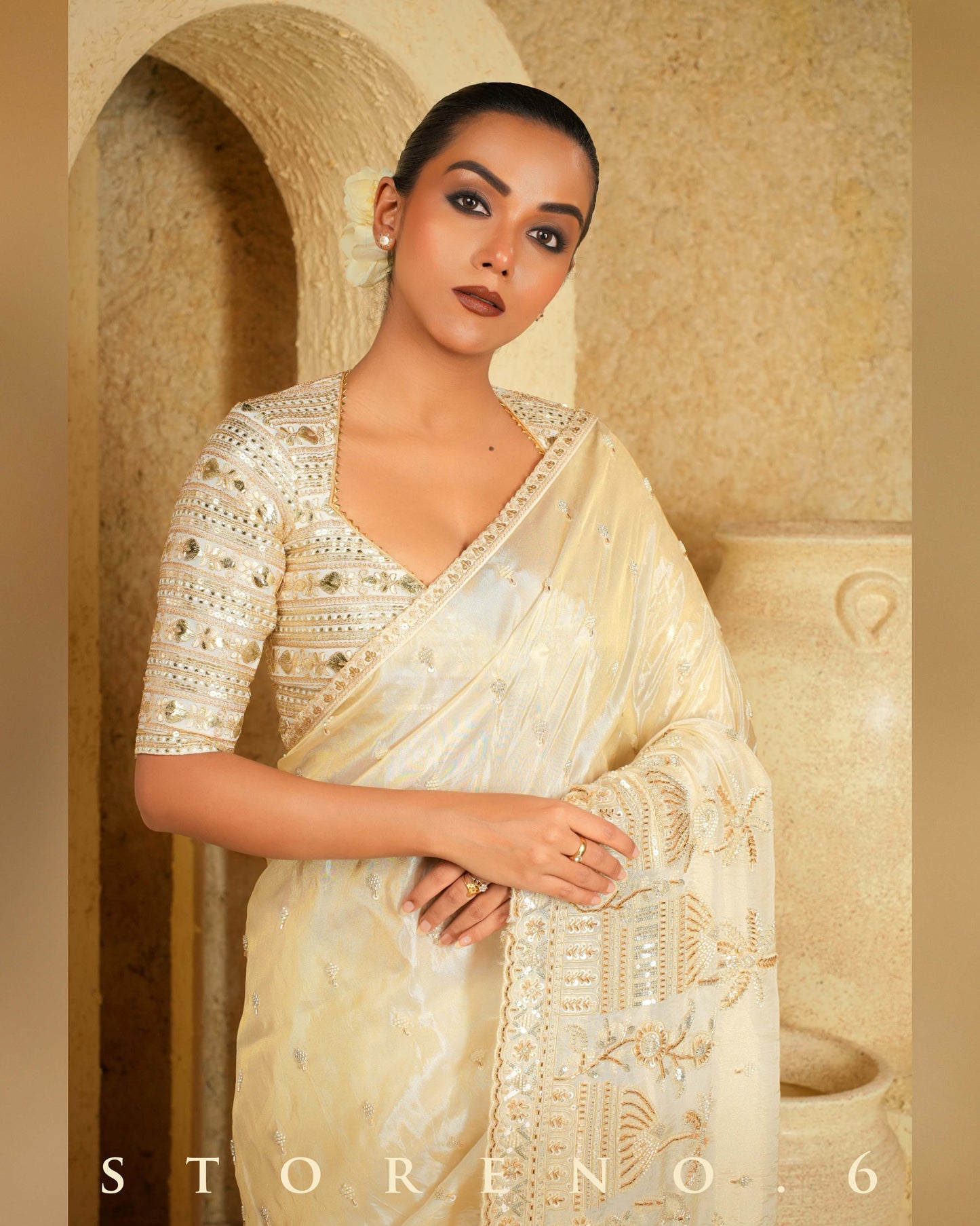 IVORY IDOL SAREE