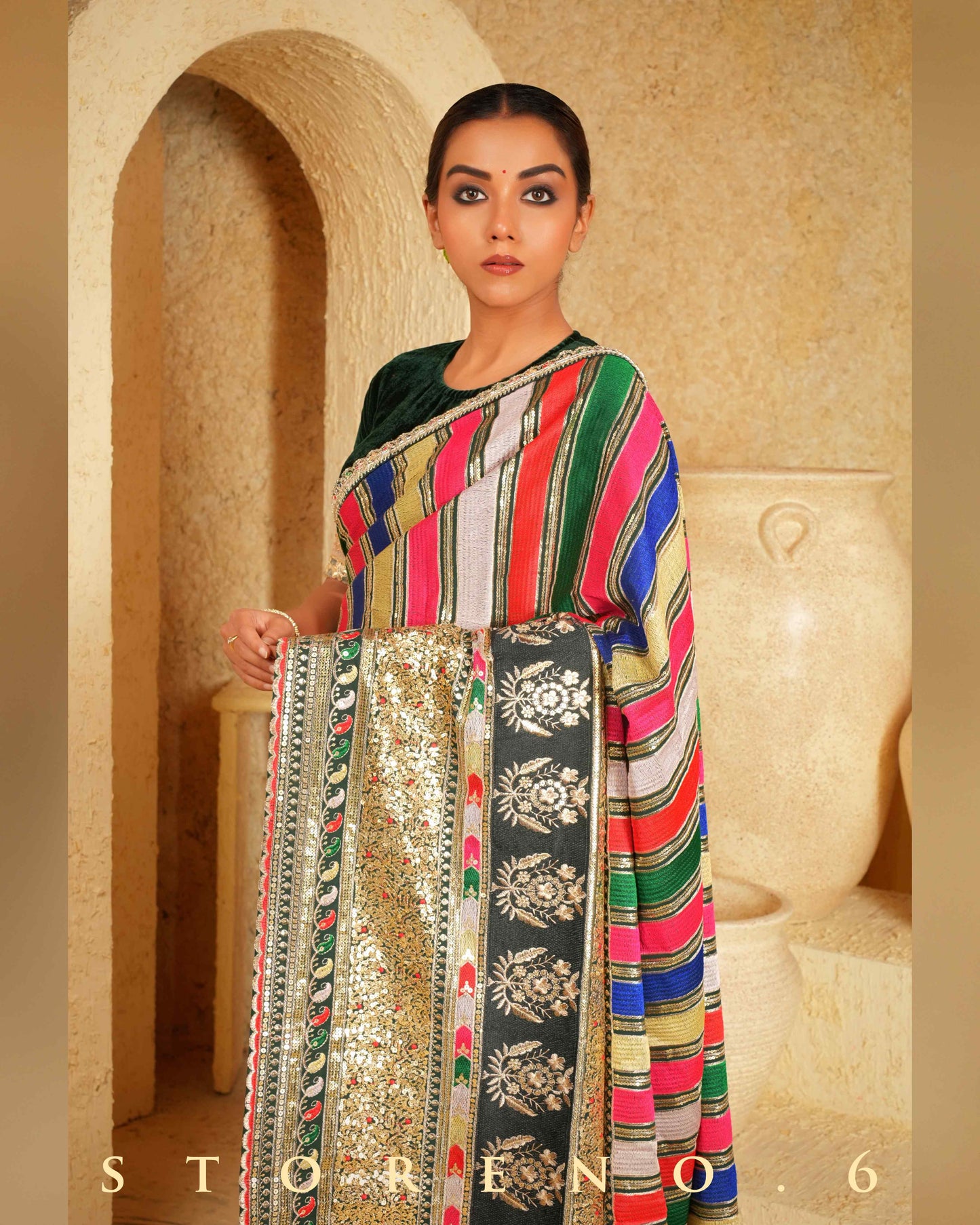 FANCY FOREST SAREE