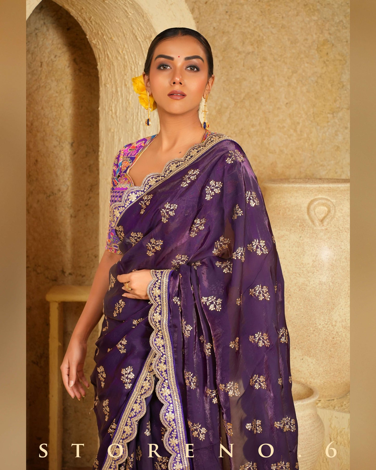 PLUM PRODIGY SAREE