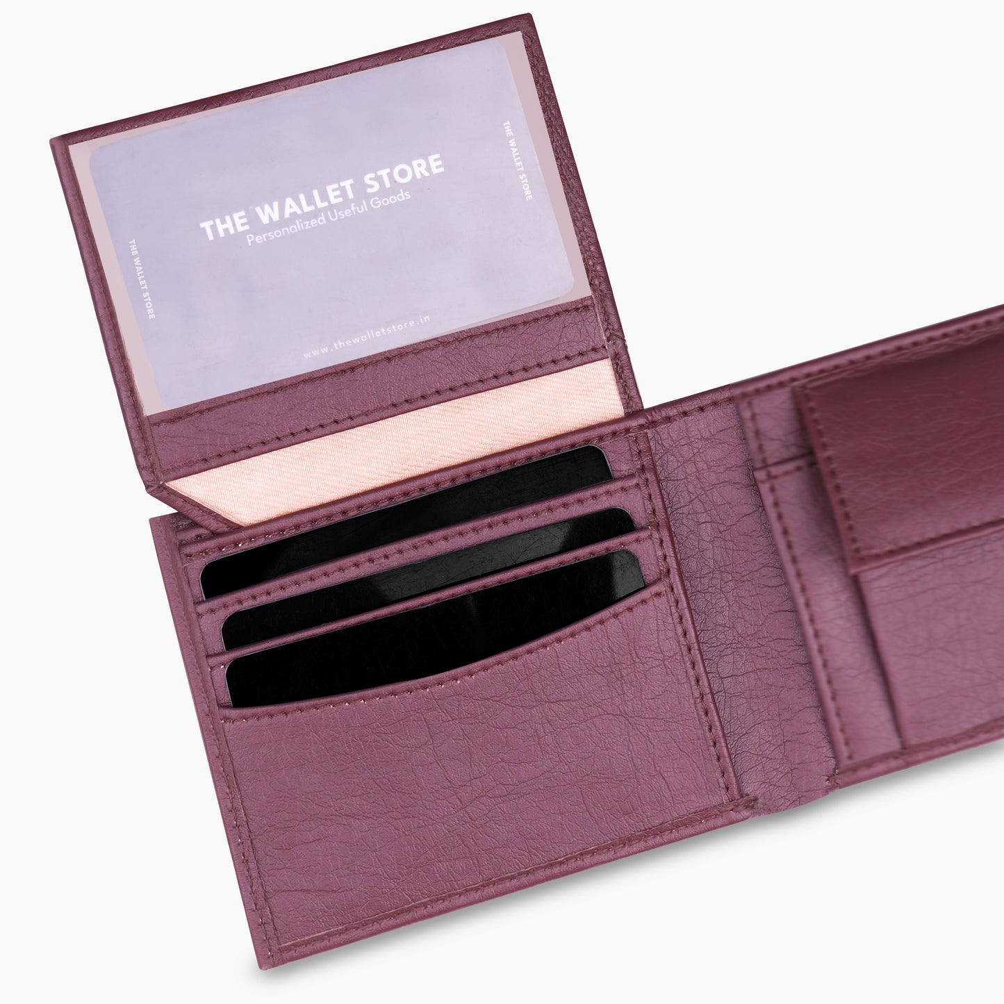 Premium Quality Men's Wallet With Name & Charm
