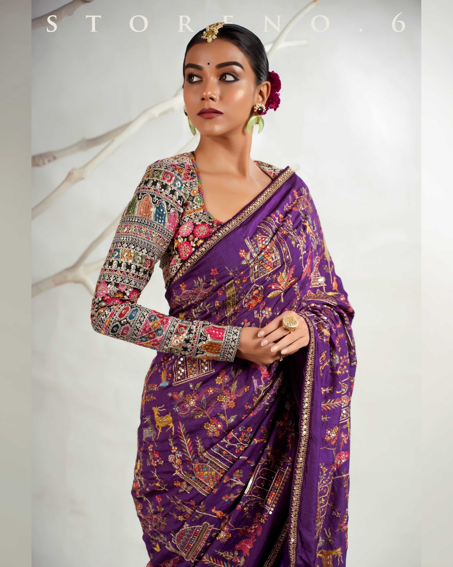 THE 6TH CENTURY CLASSIC CHROMA SAREE