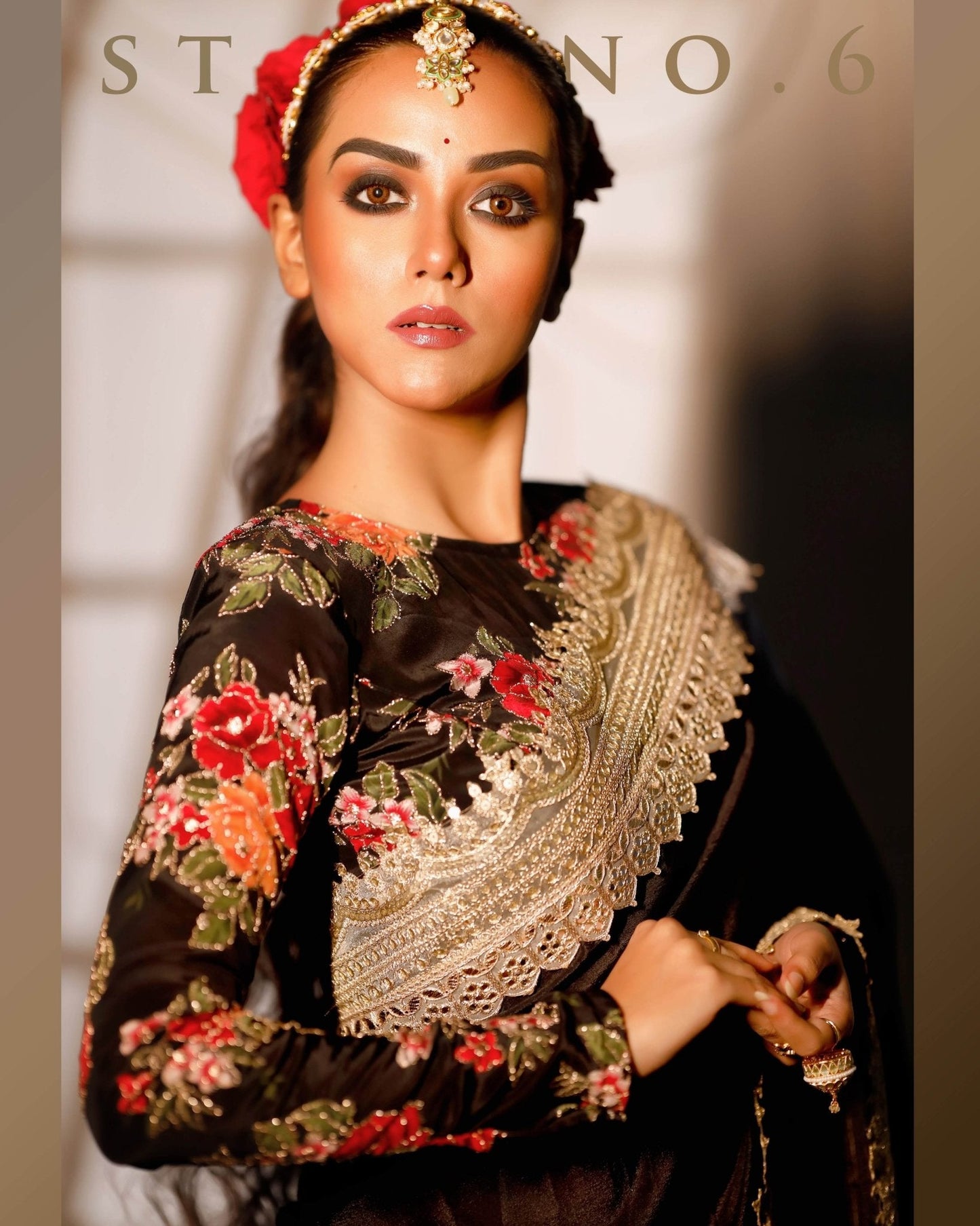 MAJESTIC MIDNIGHT READY-TO-WEAR SAREE