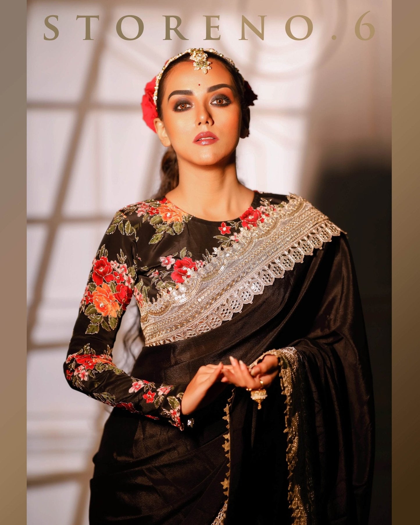 MAJESTIC MIDNIGHT READY-TO-WEAR SAREE