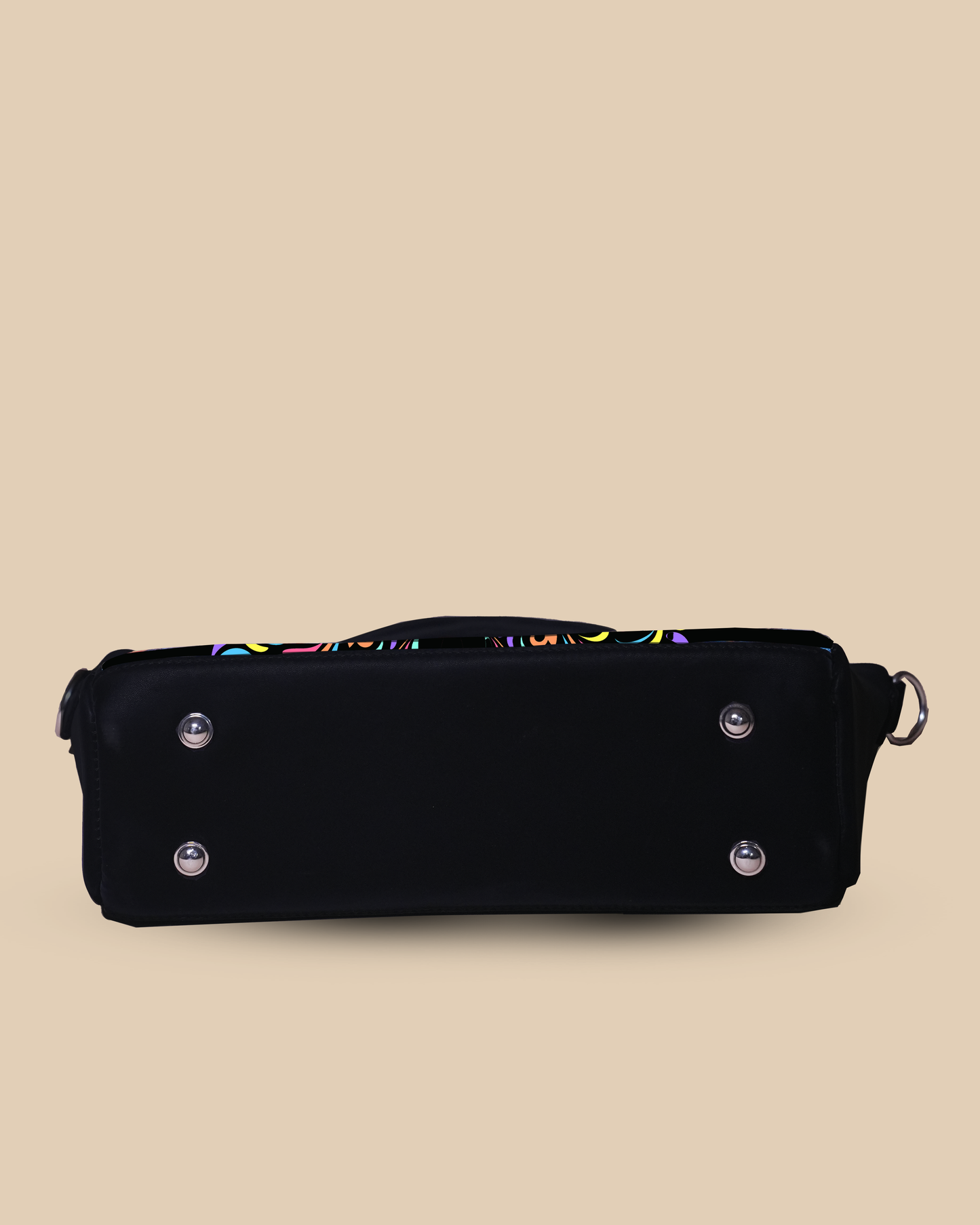 Customized Sling Purse Designed With Colorful butterfly Pattern