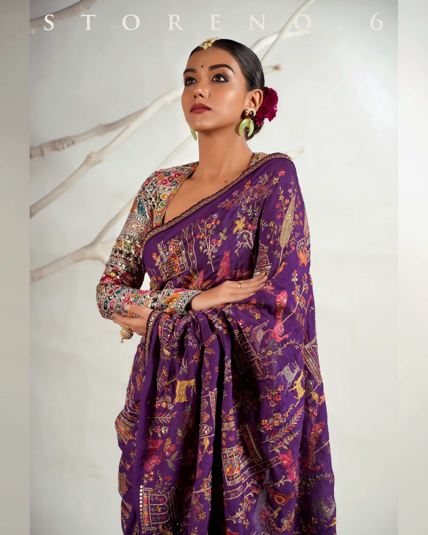 THE 6TH CENTURY CLASSIC CHROMA SAREE