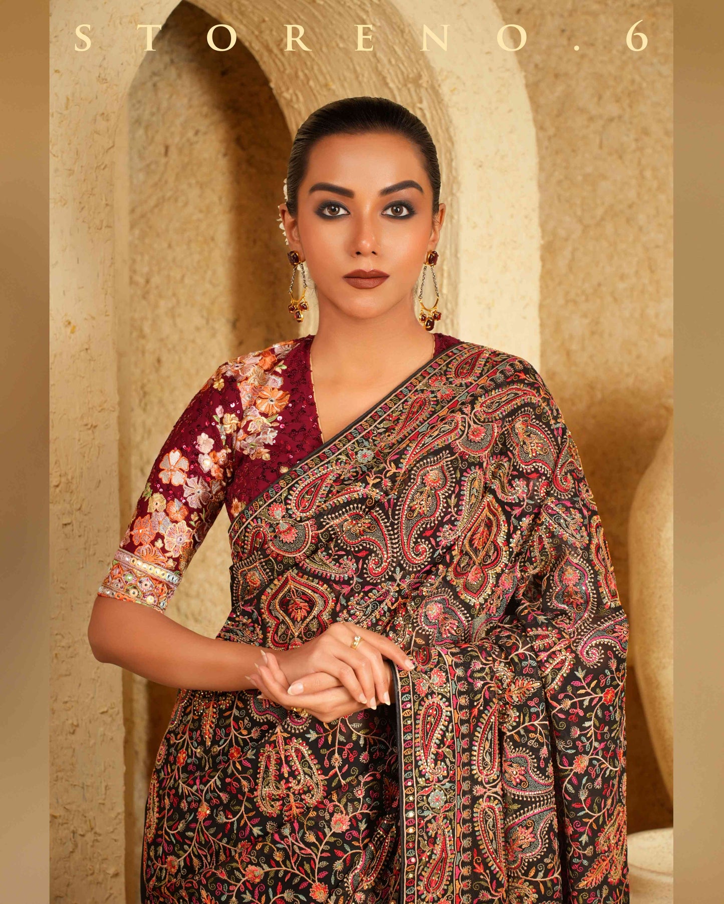 ONYX OPERA SAREE