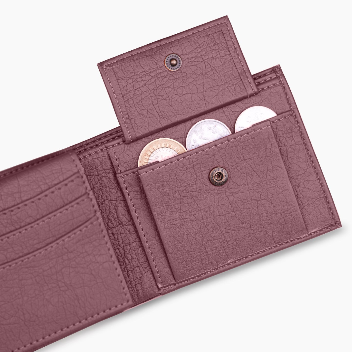 Premium Quality Men's Wallet With Name & Charm