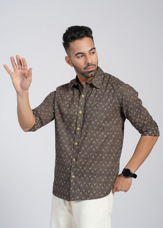 Cotton Printed Full Sleeve Shirt