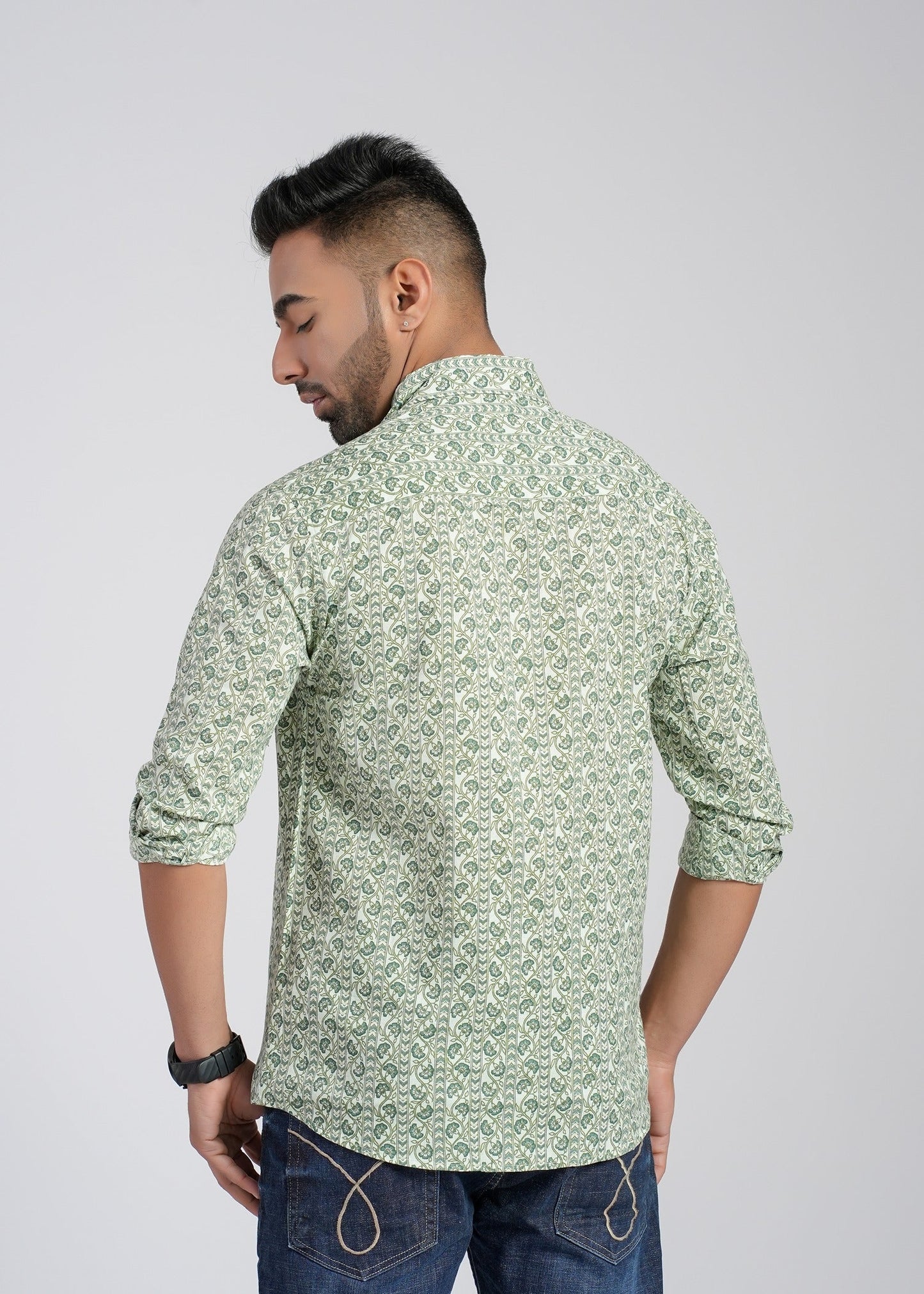 Cotton Printed Full Sleeve Shirt