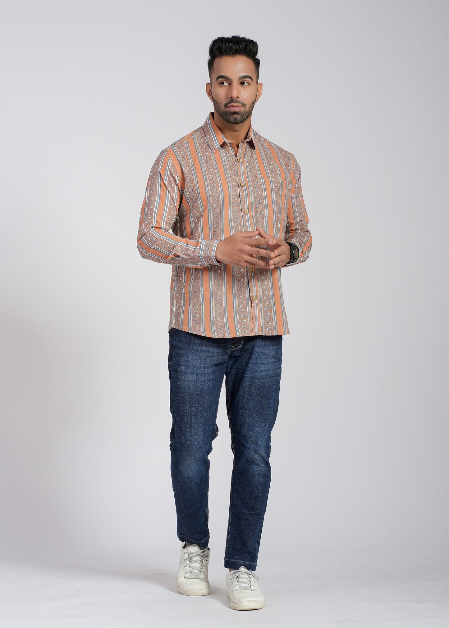 Cotton Printed Full Sleeve Shirt