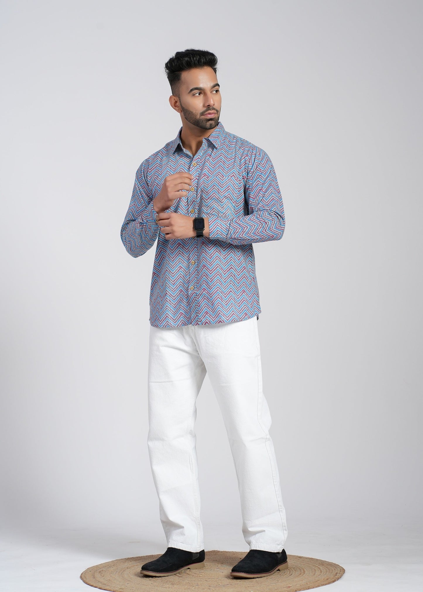 Cotton Printed Full Sleeve Shirt