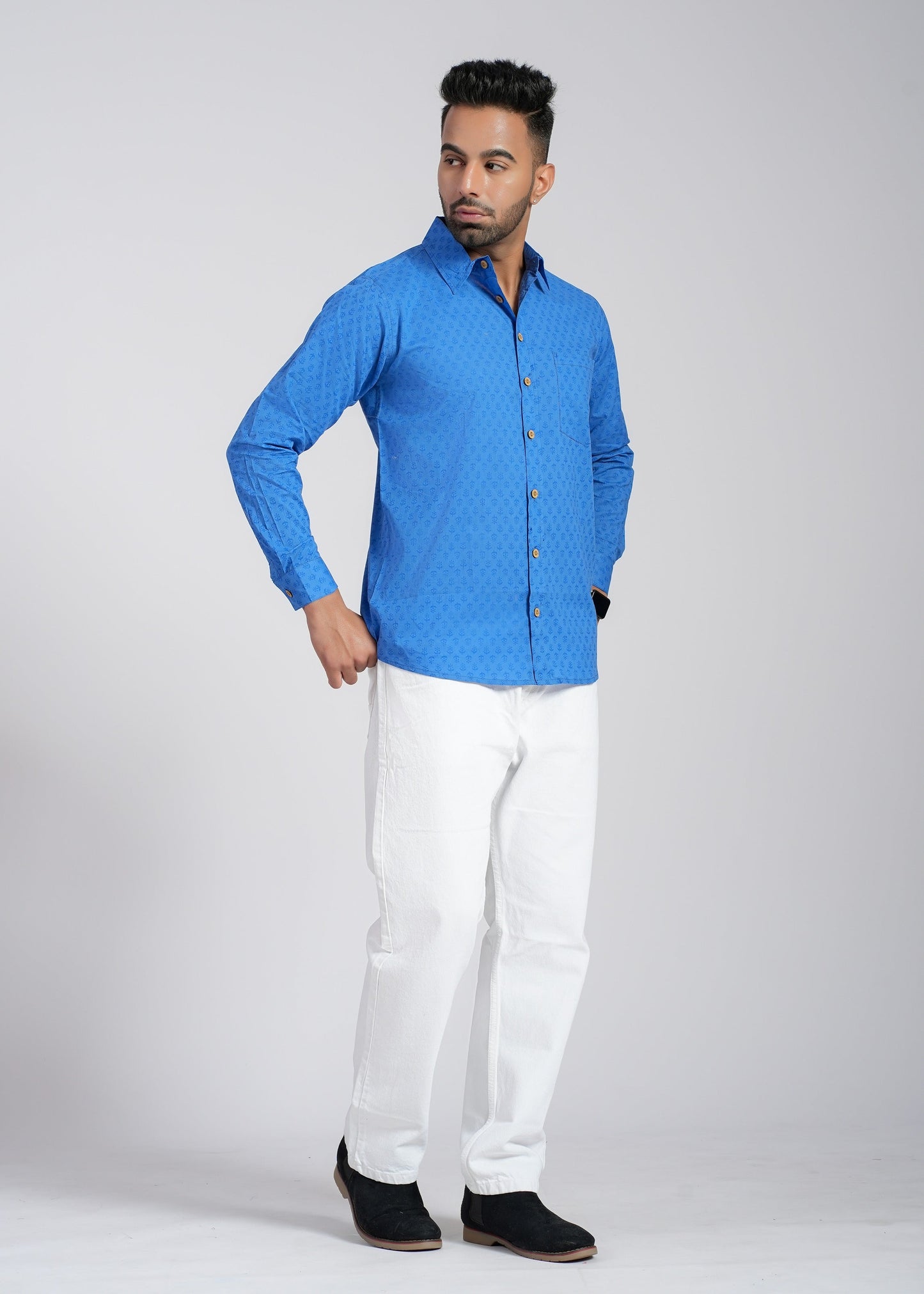 Cotton Printed Full Sleeve Shirt