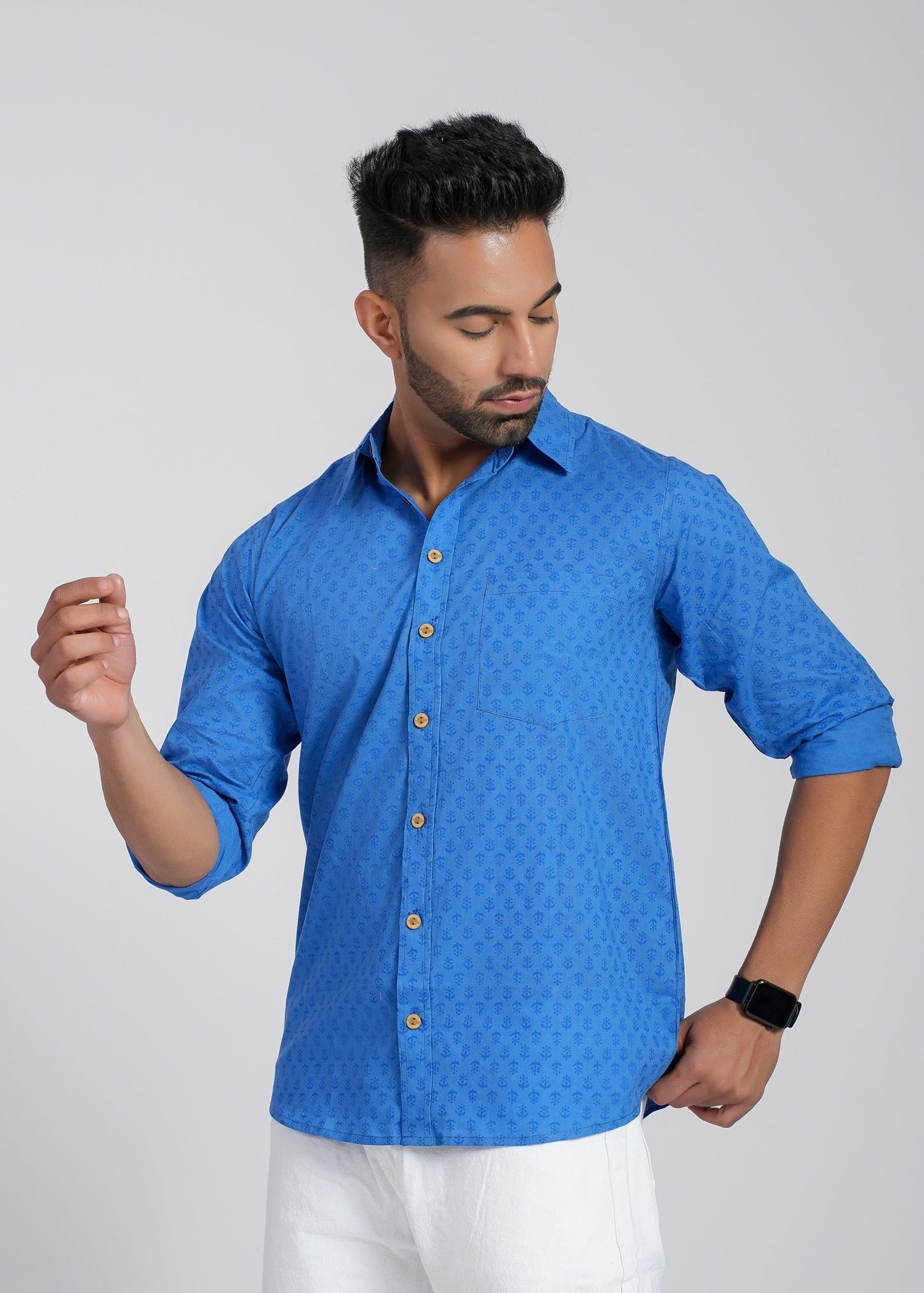 Cotton Printed Full Sleeve Shirt