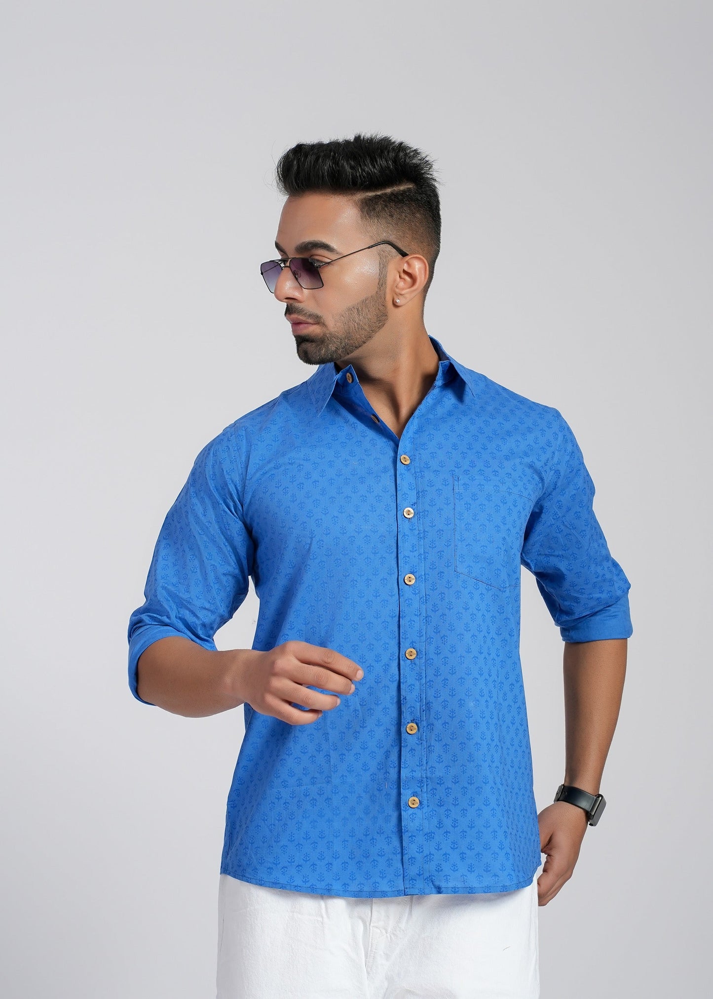 Cotton Printed Full Sleeve Shirt
