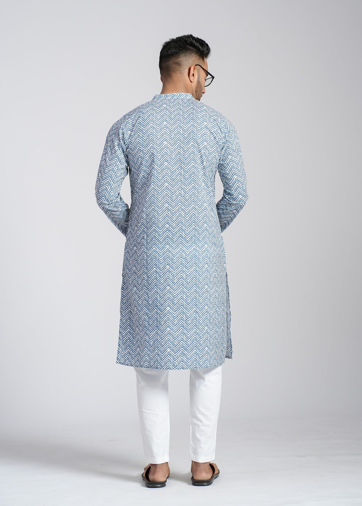 Cotton Block Printed Full Sleeve Kurtas